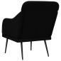 Preview: Sessel Schwarz 63x76x80 cm Stoff