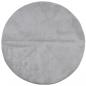 Preview: Teppich IZA Kurzflor Skandinavischer Look Grau Ø 120 cm
