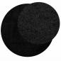 Preview: Shaggy-Teppich PAMPLONA Hochflor Modern Schwarz Ø 280 cm