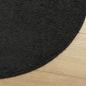 Preview: Shaggy-Teppich PAMPLONA Hochflor Modern Schwarz Ø 280 cm