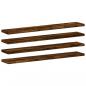Preview: Wandregale 4 Stk. Räuchereiche 60x10x1,5 cm Holzwerkstoff