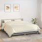 Preview: ARDEBO.de - Gewichtsdecke Hellcreme 235x290 cm 11 kg Stoff