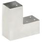 Preview: Pfostenverbinder L-Form Verzinktes Metall 71 x 71 mm