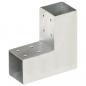 Preview: Pfostenverbinder L-Form Verzinktes Metall 71 x 71 mm
