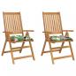 Preview: Stuhlkissen 2 Stk. Mehrfarbig 50x50x7 cm Oxford-Gewebe
