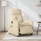 Preview: ARDEBO.de - Massagesessel Elektrisch Creme Stoff