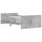 Preview: Bettgestell mit Schubladen Betongrau 100x200 cm