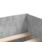 Preview: Bettgestell mit Schubladen Betongrau 90x200 cm