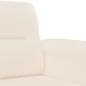 Preview: 3-Sitzer-Sofa Beige 180 cm Mikrofasergewebe