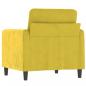 Preview: Sessel Gelb 60 cm Samt