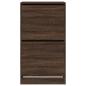 Preview: Schuhschrank mit 2 Klappen Braun Eiche-Optik 60x42x108 cm