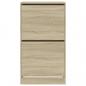 Preview: Schuhschrank mit 2 Klappen Sonoma-Eiche 60x42x108 cm