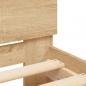 Preview: Bettgestell mit Kopfteil Sonoma-Eiche 90x190 cm Holzwerkstoff