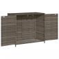 Preview: Gartenschrank Grau 83x45x76 cm Poly Rattan