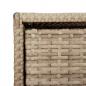 Preview: Gartenschrank Beige 55x59x69 cm Poly Rattan