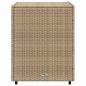 Preview: Gartenschrank Beige 55x59x69 cm Poly Rattan