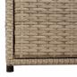 Preview: Gartenschrank Beige 55x59x69 cm Poly Rattan