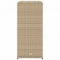 Preview: Gartenschrank Beige 105x55x113 cm Poly Rattan
