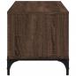 Preview: TV-Schrank Braun Eichen-Optik 102x40x41 cm Holzwerkstoff Stahl