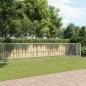 Preview: Hundezwinger mit Tür Grau 12x2x1,5 m Verzinkter Stahl