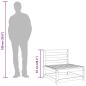 Preview: Gartensofas ohne Armlehnen 3 Stk. Wachsbraun Massivholz Kiefer
