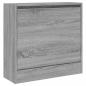 Preview: Schuhregal Grau Sonoma 60x21x57 cm Holzwerkstoff
