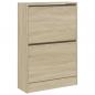 Preview: Schuhschrank Sonoma-Eiche 60x21x87,5 cm Holzwerkstoff