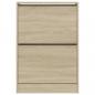 Preview: Schuhschrank Sonoma-Eiche 60x21x87,5 cm Holzwerkstoff