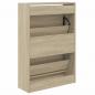 Preview: Schuhschrank Sonoma-Eiche 60x21x87,5 cm Holzwerkstoff