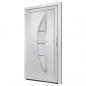 Preview: Haustür Weiß 98x208 cm PVC