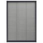 Preview: Insektenschutz-Plissee für Fenster Aluminium Anthrazit 80x120cm