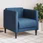 Preview: ARDEBO.de - Sessel Blau Stoff