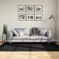 Preview: ARDEBO.de - Shaggy-Teppich PAMPLONA Hochflor Modern Schwarz 140x200 cm
