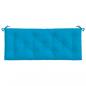 Preview: Gartenbank-Auflagen 2 Stk. Hellblau 120x50x7 cm Oxford-Gewebe