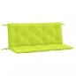 Preview: Gartenbank-Auflagen 2 Stk. Hellgrün 120x50x7 cm Oxford-Gewebe