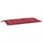 Preview: Gartenbank-Auflage Weinrot 110x50x7 cm Oxford-Gewebe