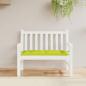 Preview: ARDEBO.de - Gartenbank-Auflage Hellgrün 110x50x7 cm Oxford-Gewebe