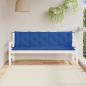 Preview: ARDEBO.de - Gartenbank-Auflagen 2 Stk. Blau 180x50x7 cm Oxford-Gewebe