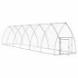 Preview: Hühnerkäfig Silbern 600x105x120 cm Verzinkter Stahl