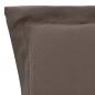 Preview: Gartenstuhlauflagen für Hochlehner 2Stk. Taupe 120x50x3cm Stoff