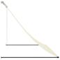 Preview: Markise Einziehbar Creme 200x150 cm Stoff und Stahl