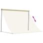 Preview: Markise Einziehbar Creme 200x150 cm Stoff und Stahl