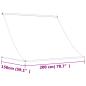 Preview: Markise Einziehbar Creme 200x150 cm Stoff und Stahl