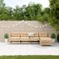 Preview: ARDEBO.de - 5-tlg. Garten-Lounge-Set mit Kissen Massivholz Kiefer
