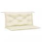 Preview: Gartenbank-Auflagen 2 Stk. Creme 100x50x7 cm Oxford-Gewebe