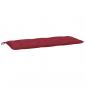 Preview: Gartenbank-Auflage Weinrot 120x50x7 cm Oxford-Gewebe