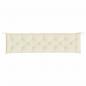 Preview: Gartenbank-Auflage Creme 200x50x7 cm Oxford-Gewebe