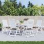 Preview: ARDEBO.de - Stuhlkissen 6 Stk. Taupe 40x40x7 cm Oxford-Gewebe
