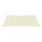 Preview: Sonnensegel 160 g/m² Creme 3x6 m HDPE 