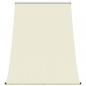 Preview: Markise Einziehbar Creme 150x150 cm Stoff und Stahl